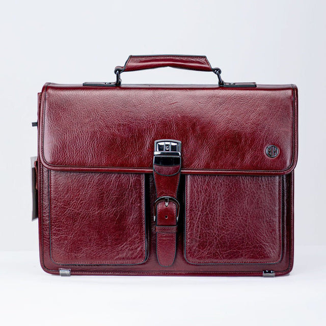 The BK Executive Briefcase (Oxblood) - Bizlist Kenya -