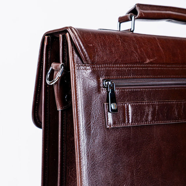 The BK Executive Briefcase (Coffee brown) - Bizlist Kenya - 