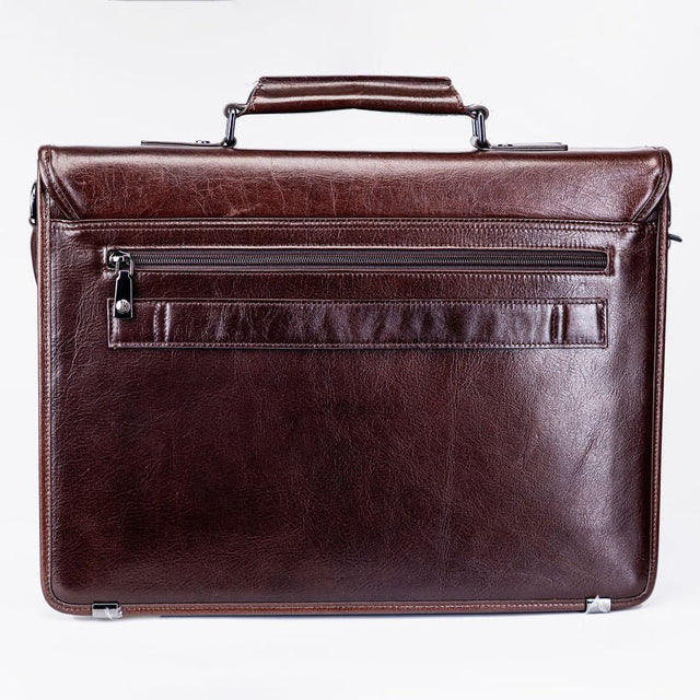 The BK Executive Briefcase (Coffee brown) - Bizlist Kenya - 