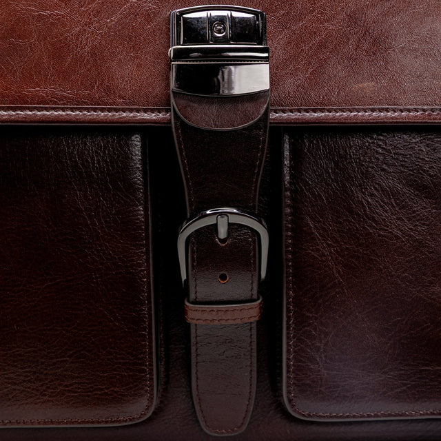 The BK Executive Briefcase (Coffee brown) - BK - 